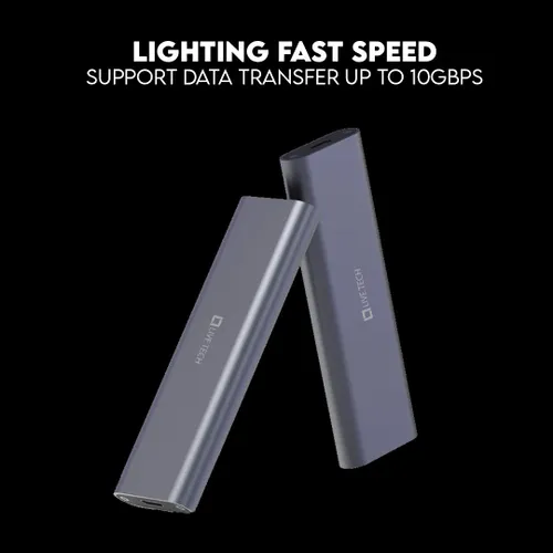 Live Tech HDC07 M.2 NVMe SSD Enclosure Type-C USB 3.1 Gen 2 Casing | 10 GBPS Supports